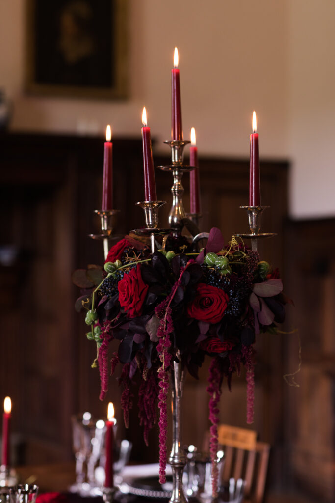 Gothic styled shoot by Amethyst Weddings with photography by Jenny Owens Photography
